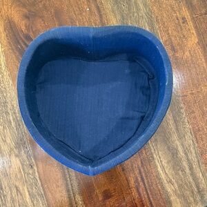 Two TASKETS RENAISSANCE baskets (heart shaped, small rectangle) w liner